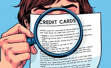 Entenda a Letra Miúda do Seu Contrato de Cartão de Crédito